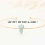 Joobee : bracelet jonc amazonite Lili de Aurélie Joliff