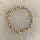 Joobee : Bracelet gros maillons de créateur Amanda de 4 Crosses