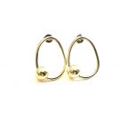 Joobee : Boucles d'oreilles ovales Neptune de elis Paris