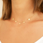 Joobee : collier fin de créateur Malo pampilles de Constance L
