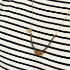 Joobee : collier Delta de By Fleur de Jade porté