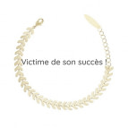Joobee : bracelet maille épis Vanille de Constance L