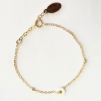 Joobee : bracelet médaille porcelaine Faenza de Sissi 100Fils