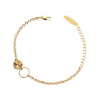 Bracelet breloque fleur Nola de Constance L