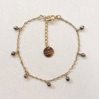 Joobee : bracelet perles de pyrite Idra de Maison Clairon