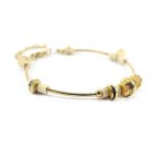 Joobee : bracelet howlite disque blanc de Petite Madame
