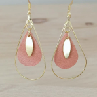 Boucles d'oreilles pendantes Naya