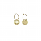 Joobee : Boucles d'oreilles mini créoles asymétriques June de Constance L