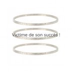 Joobee : Bracelet 3 joncs métal argenté de Helles par 3