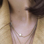 Joobee : collier Etoile de Léone porté