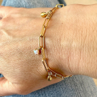 Joobee : bracelet Opale de Gisel b. porté