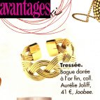Joobee : bague tressée Vintage de Aurélie Joliff vu dans la presse