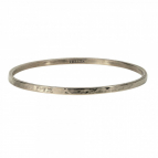 Joobee : bracelet jonc métal argenté de Helles