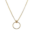 Joobee : collier pendentif anneau doré Aube de Sissi 100Fils