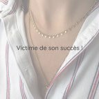 Joobee : collier ras de cou Mina de Petite Madame porté