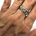Joobee : bague tressée Vintage de Aurélie Joliff portée