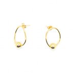 Joobee : Boucles d'oreilles ovales Neptune de elis Paris
