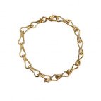 Joobee : Bracelet gros maillons de créateur Amanda de 4 Crosses