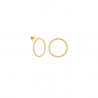 Joobee : Boucles d'oreilles mini créoles tressées Toscane de Aurélie Joliff