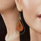Boucles d'oreilles pendantes Naya
