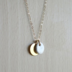Joobee : collier médaille porcelaine Kaolin de Sissi 100Fils