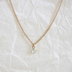 Joobee : collier pierre de lune Flora Palmy de Anna Sottilotta
