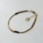 Joobee : Bracelet perles en laiton Pinko de Maison Clairon
