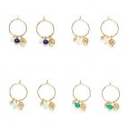 Joobee : Boucles d'oreilles mini créoles Donna de Jour de Mistral