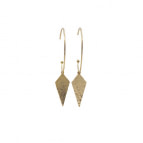 Joobee : Boucles d'oreilles créoles pendentif losange Léo de Stella Mai