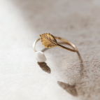 Bague feuille Sunset