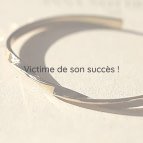 Joobee : bracelet jonc torsadé Aria de Anna Sottilotta