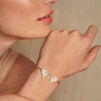 joobee bracelet jonc doré de nadja carlotti porté