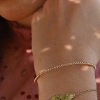 joobee bracelet jonc torsadé porté