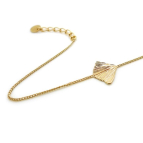 Bracelet feuille large Ginkgo de Nadja Carlotti