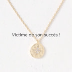 Joobee : collier médaille zircons Céleste de Moody Arty