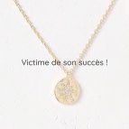 Joobee : collier médaille zircons Céleste de Moody Arty