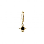 Joobee : Monoboucle cabochon en verre Gabie noir de Constance L