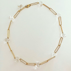 Joobee : collier cristal de roche Lili de Mai
