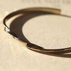 Joobee : bracelet jonc torsadé Aria de Anna Sottilotta