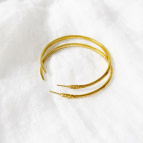 Joobee : Boucles d'oreilles créoles serpent Snake de Helles