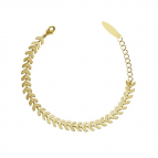 Joobee : bracelet maille épis Vanille de Constance L