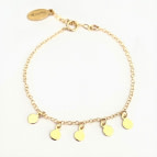 Joobee : bracelet petites pampilles Thea de Sissi 100Fils porté