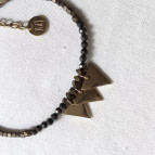 Joobee : bracelet perles pyrite Delta de By Fleur de Jade