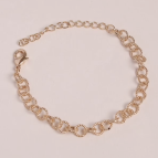 Bracelet chaîne dorée Ilaria