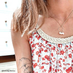 Joobee : collier Coeur de perle de Gisel b. porté