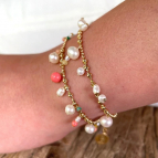 Joobee bracelet perles de culture Jour de Mistral porté