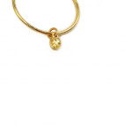 Joobee : boucles d'oreilles créoles doubles perle or Aella de Stella Mai