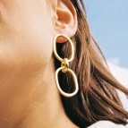 Joobee : boucles d'oreilles Maria de Elis Paris portées