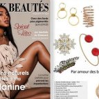 Joobee : Boucles d'oreilles créoles doubles or Olympe de 4 Crosses vu dans la presse