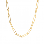 Joobee : collier maille rectangle Eternity de Helles